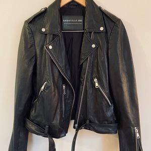 Bagatelle NYC Genuine Leather Moto Biker Jacket